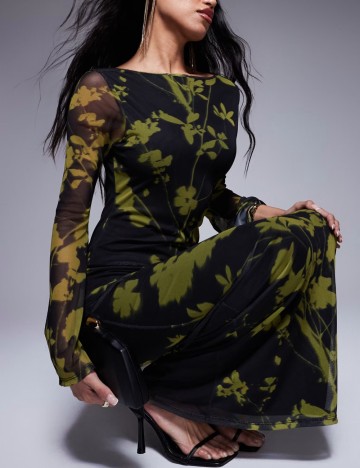 Rochie maxi ASOS, mix culori