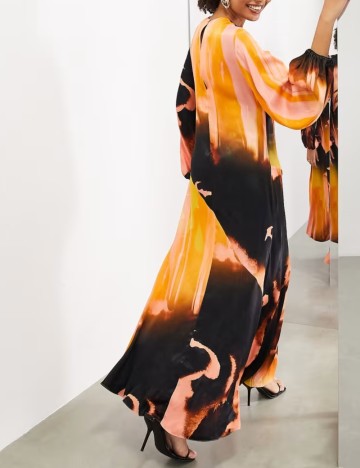 Rochie maxi ASOS, mix culori