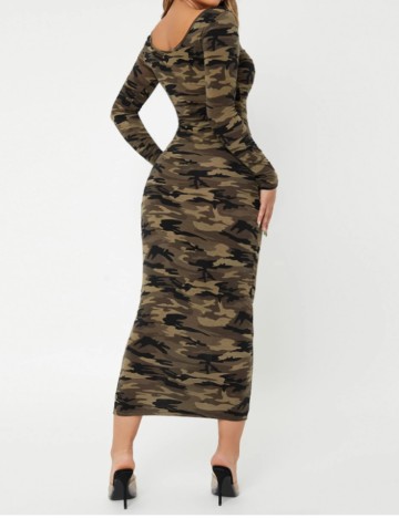 Rochie maxi Shein, mix culori