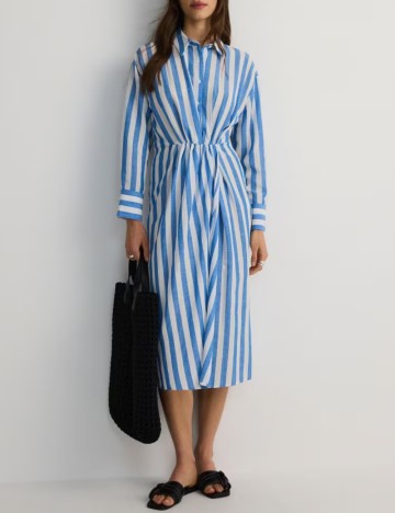 Rochie midi RESERVED, mix culori