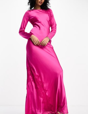Rochie maxi ASOS, roz