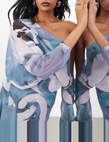 Rochie maxi ASOS, mix culori