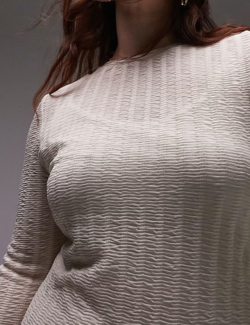 Rochie maxi Topshop, crem