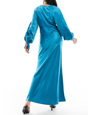 Rochie maxi ASOS, albastru