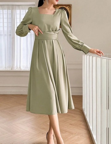 Rochie midi Shein DAZY, verde