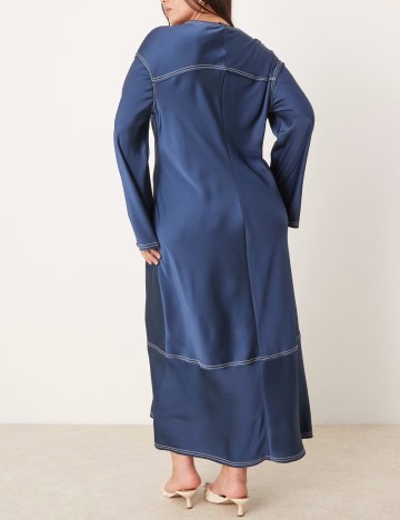 Rochie maxi ASOS, albastru