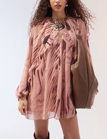 Rochie mini ASOS, roz