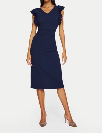 Rochie midi Vila, albastru