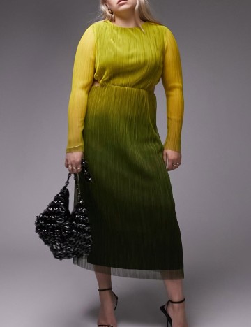 Rochie maxi Topshop, mix culori