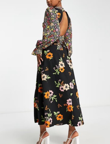 Rochie maxi ASOS, mix culori