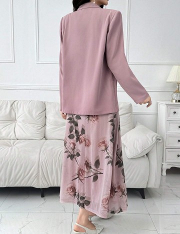 Rochie maxi Shein, roz