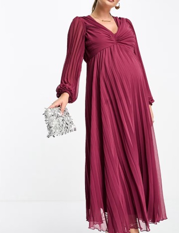Rochie midi ASOS, roz