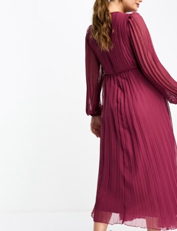 Rochie midi ASOS, roz