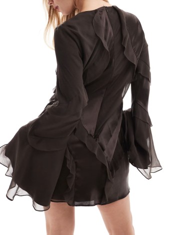 Rochie mini ASOS, maro