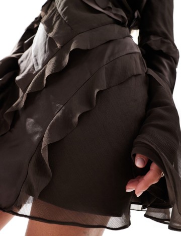 Rochie mini ASOS, maro