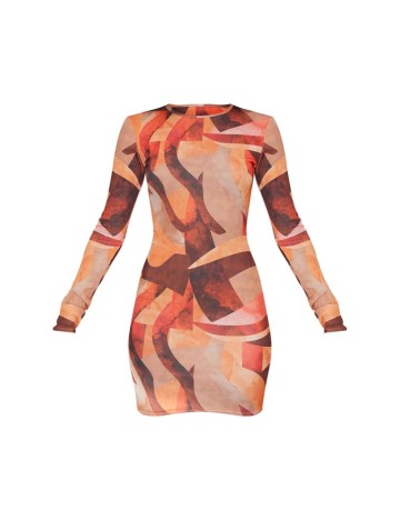 Rochie mini PRETTYLITTLETHING, mix culori