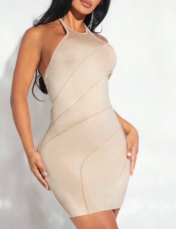 Rochie mini Shein, bej