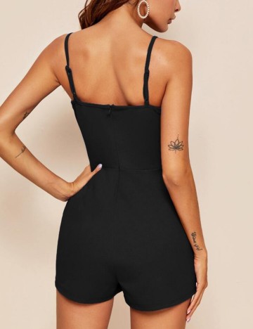 Salopetă scurtă Shein, negru