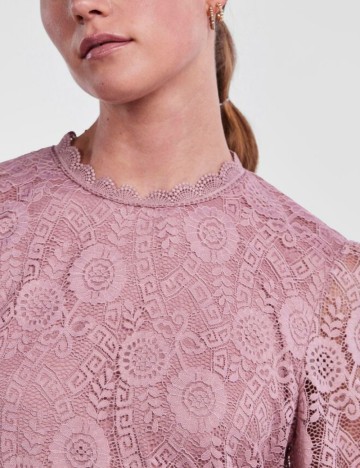 Rochie mini Pieces, roz