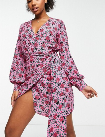 Rochie mini Glamorous, roz