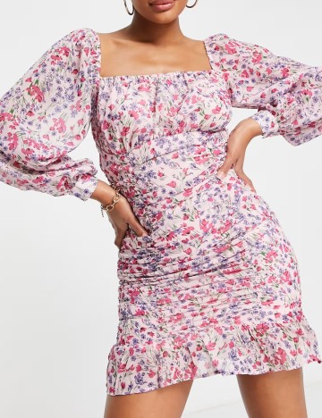 Rochie mini Parisian, roz