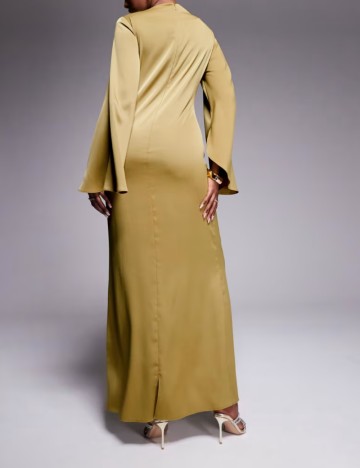 Rochie maxi ASOS, galben mustar