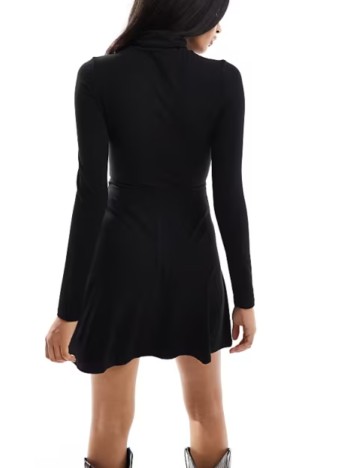 Rochie mini Miss Selfridge, negru