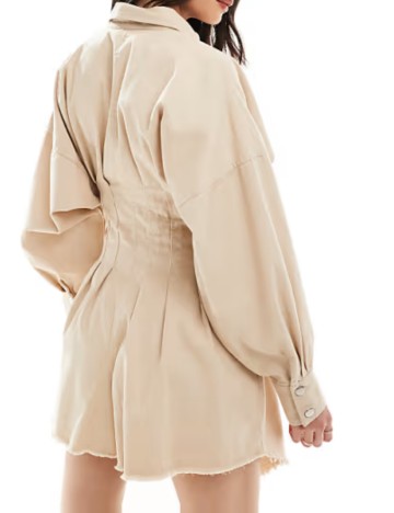 Salopetă ASOS, crem