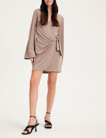 Rochie tip cămașă RESERVED, maro