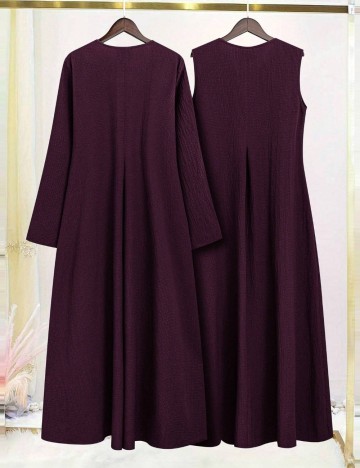 Set Rochie și Cardigan Shein, mov