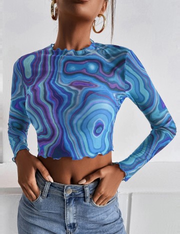 Bluză Shein, albastru