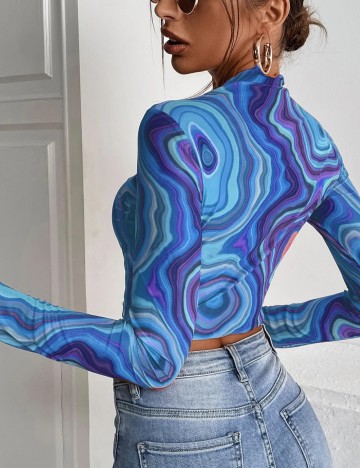 Bluză Shein, albastru