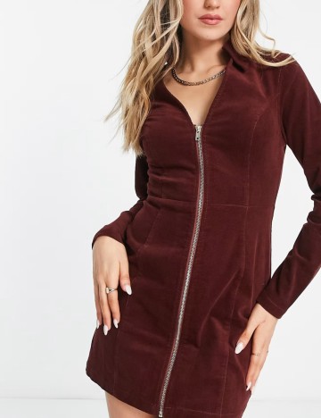 Rochie mini ASOS, maro