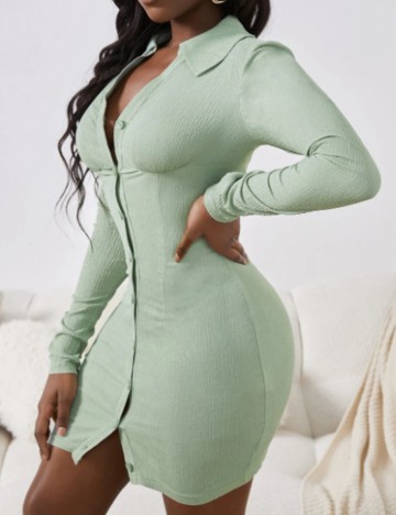 Rochie mini Shein, verde