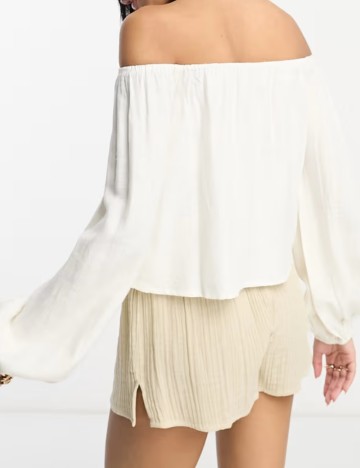 Cămașă ASOS, crem