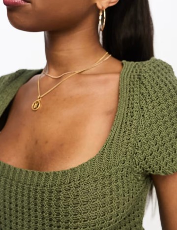 Rochie mini ASOS, verde