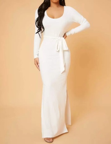 Rochie maxi Shein, alb