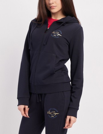 Hanorac Cu Fermoar Lee Cooper, albastru