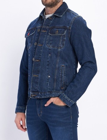 Geacă de blugi Lee Cooper, albastru