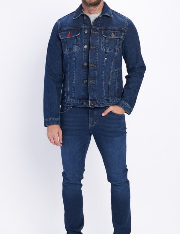 Geacă de blugi Lee Cooper, albastru