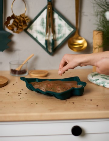 Tavă din silicon Sinsay, verde