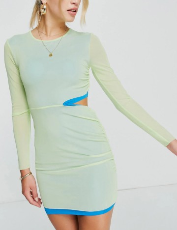 Rochie mini Topshop, verde