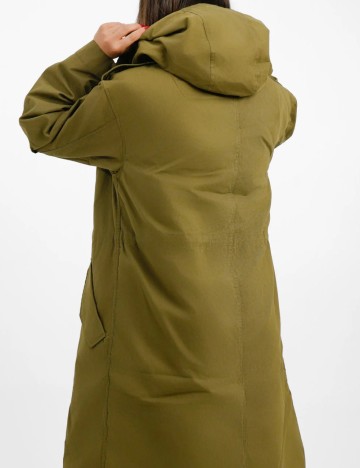 Jachetă lungă ASOS, verde