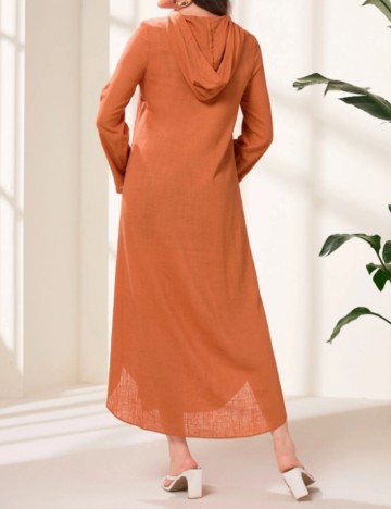 Rochie maxi Shein, cărămiziu