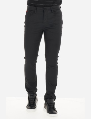 Pantaloni imitație din piele Lee Cooper, negru