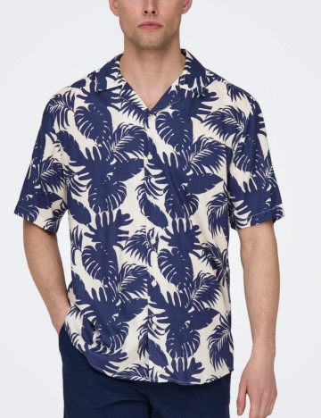 Cămașă cu m&acirc;necă scurtă Only & Sons, mix culori