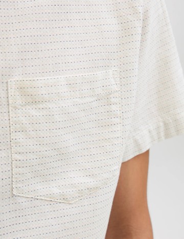 Cămașă cu m&acirc;necă scurtă Jack & Jones, bej