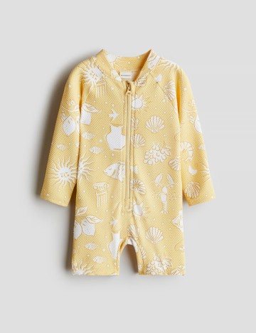 Salopetă de baie H&M, galben