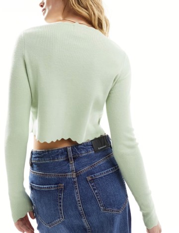 Cardigan ASOS, verde