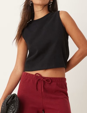 Top ASOS, negru
